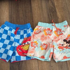Disney Blue and Orange Kids Shorts Set